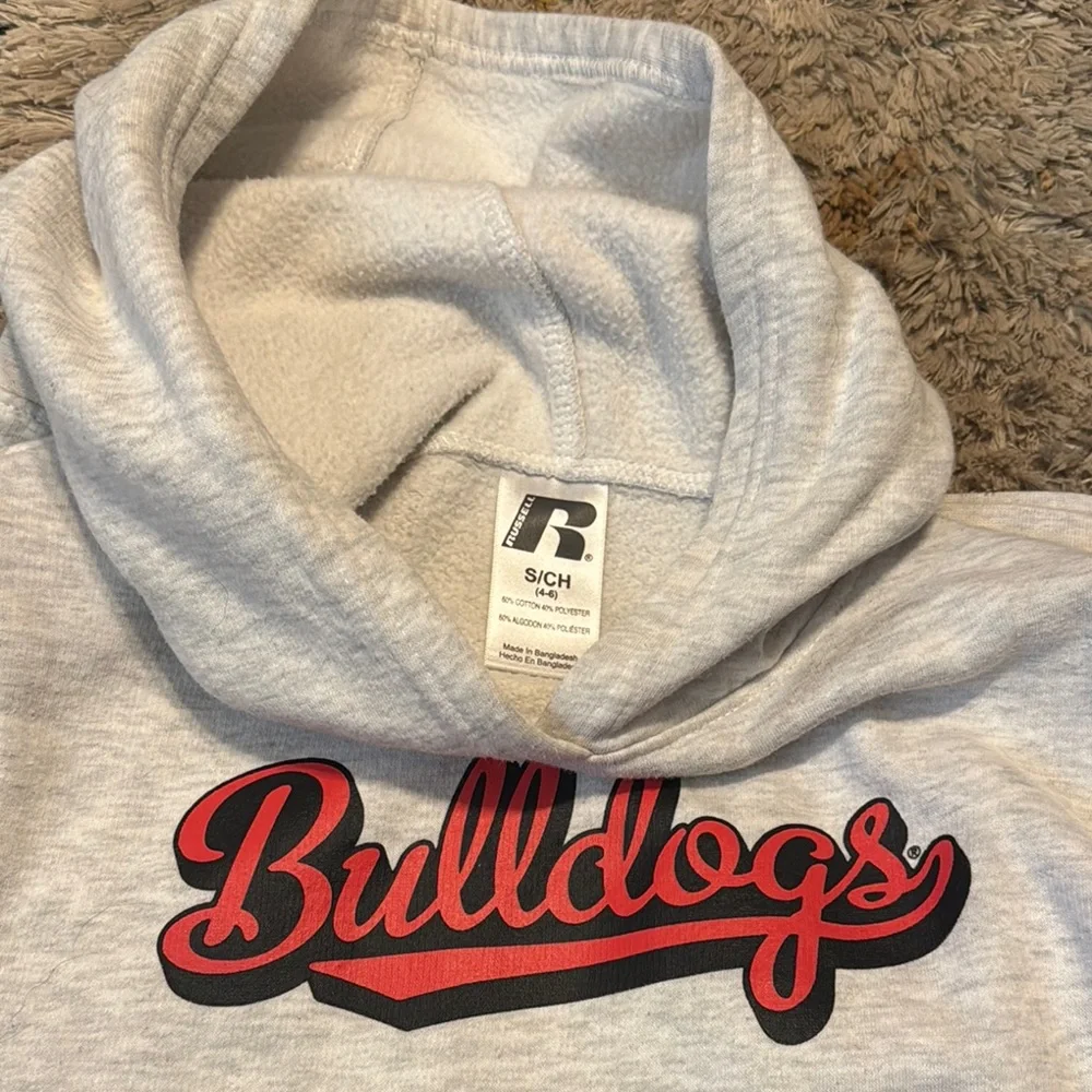 Russell Athletic Gray Bulldogs Hoodie - Picture 3 of 3